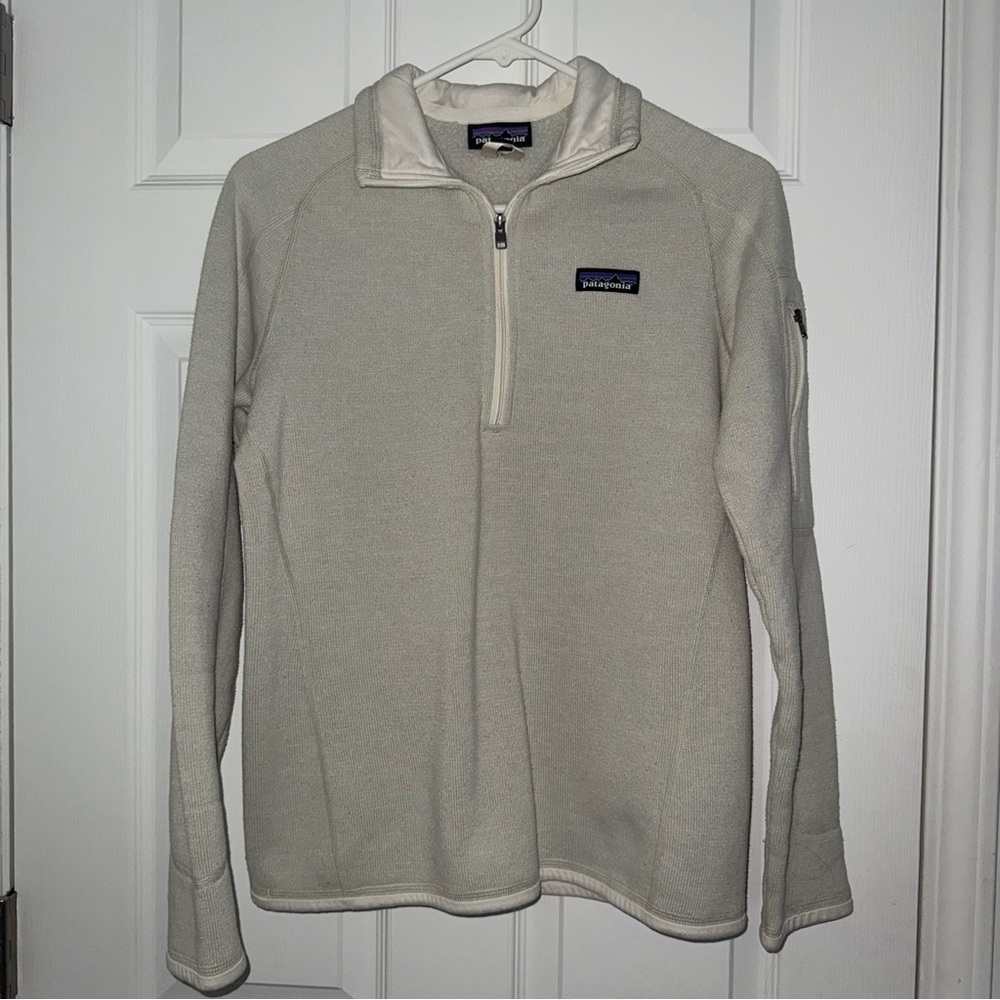 Patagonia Cream Zip Up Jacket